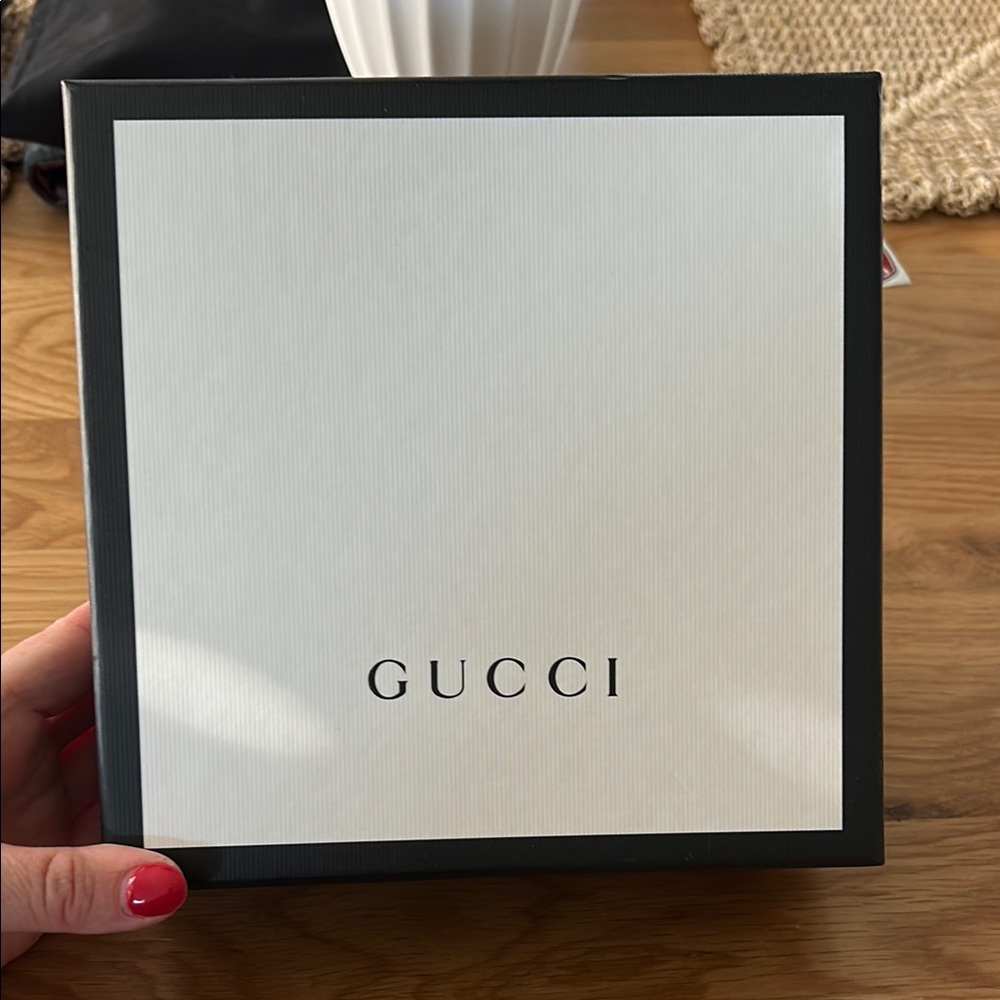 Gucci Black and White Belt Box